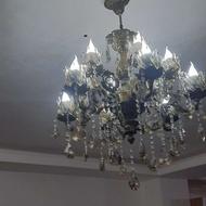 دوعدد لوستر برنزی