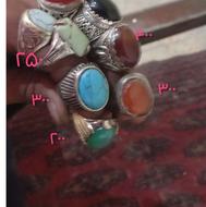 انگشتر های عقیق و فیروزه