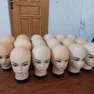 همه در حد نو)) سر مانکن کله کلاه عینک شال و روسری مقنعه