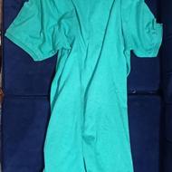 لباس نخی وشلوارلی کشی کاغذی سایزلارج