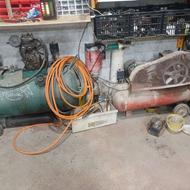 پمپ باد 250 لیتری جفت کمپرسور