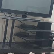 میز شیشه دودی سالم