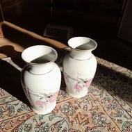 یک جفت گلدان چینی مارک توس