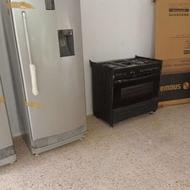 گاز 5شعله فر سالم با دوسینی و جوجه گردون سالم