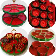 ظروف سنگ مصنوعی یلدایی و شات شمع