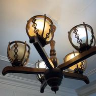 لوستر تمام چوبی