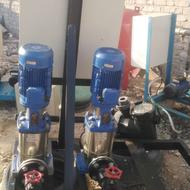 مجموعه کامل پمپهای آب همراه با الکتروموتور و سایر اتصالات