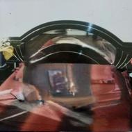 تخت خواب دو نفره چوبی طرح دار همراه میز آرایشی شش کشویی