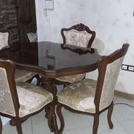 میزنهارخوری چهارنفری تمام چوب