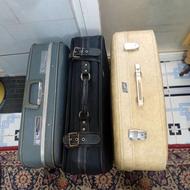 3عدد چمدان قدیمی عتیقه بسیار تمیز و کلکسیونی