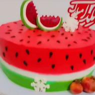 کیک خانگی تولد