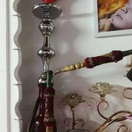 قلیان برنجی آبکاری طلا و کروم