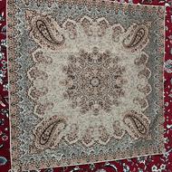 رومیزی ترمه ابریشم یک در یک