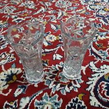 جای گلدان کریستال نو تمیز