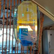 2 عدد لوستر بلور سالم