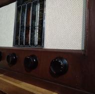 رادیو لامپی چوبی قدیمی بوش انگلیس سایز بزرگ سالم