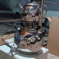 کتری قوری استیل دسته دار دو طرف