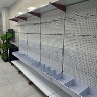 فروش استند دوطرفه میز چک اوت وسط قفسه فروشگاهی و رگال گردان