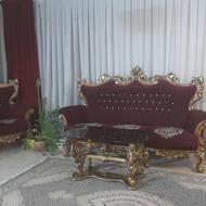 مبل سلطنتی 9 نفره همراه با میز جلو مبلی