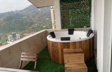 اجاره ویلا جنگلی تریپلکس جکوزی رو تراس اربکله رامسر