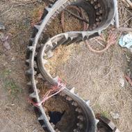 لاستیک کمباین زنجیری شنی