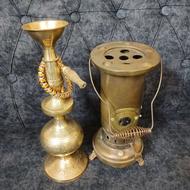 برنجی ظروف آشپزخانه برنزی دکوری قلیان مجسمه وسایل منزل