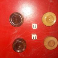 شطرنج فدراسیونی و تخته نرد با کلیه وسایلش