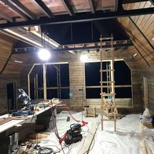 نجاری و نصب لمبه