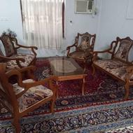 مبل و میز وسط چوب گردو فوریییی