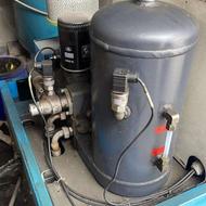 فروش کمپرسور اسکرو (پمپ باد) صنعتی به همراه مخزن باد