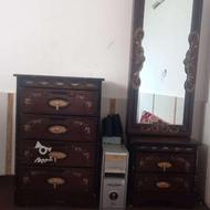 ست میز آرایش و کمد 4 کشو فروش فوری با تخفیف عاااااااالی