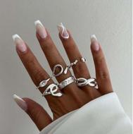 پک انگشتر آبکاری نقره