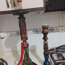 دوعدد قیلون چوبی درحدنو دوسیب