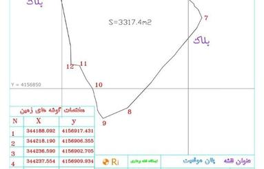 فروش زمین مسکونی 400 متر در نوکنده