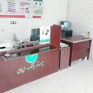 پیشخوان و میز مدیریت و کمد بایگانی