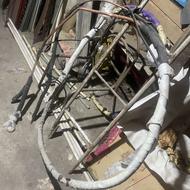 6متر لوله مسی و کابل 4ریشتر اسپیلیت و سینک رو کار کاملا سالم