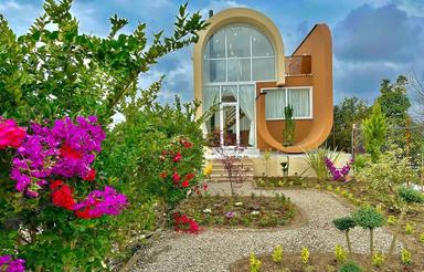 اجاره کلبه ویلای مینیمال با جکوزی رو به جنگل