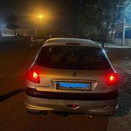 پژو 206 مدل 84 بدون رنگ سالم