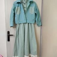 مانتو زنانه در حد نو با قیمت پایین