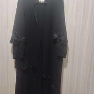 مانتو مزونی مشکی نو بدون هیچ ایرادی