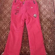 شلوار مخملی دخترانه