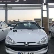 پژو 206 تیپ 2 سفید 88