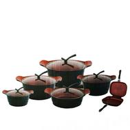 سرویس قابلمه 19 پارچه چدن کره ای