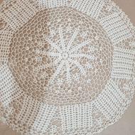 رومیزی قلاب بافی