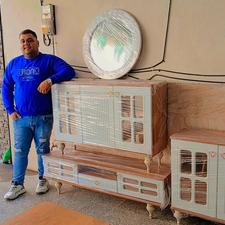 ست کامل آینه کنسول میز تی وی جاکفشی جلو مبلی جهیزیه عروس میز