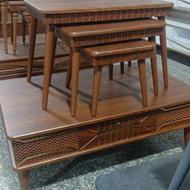 جلو مبلی میز عسلی 4990 جهیزیه عروس 4 تیکه باهم جهیزیه میز