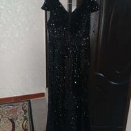 لباس مجلسی سایز 46 نو مخمل پولکی