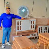 3 قلم جهیزیه عروس آینه کنسول میز تلویزیون جاکفشی جهیزیه