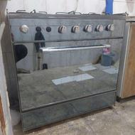 اجاق گاز تر فر 5شلع تمام استیل