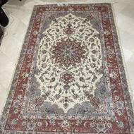 دو تخته فرش دستباف کاشمر طرح گل ابریشم تبریز
